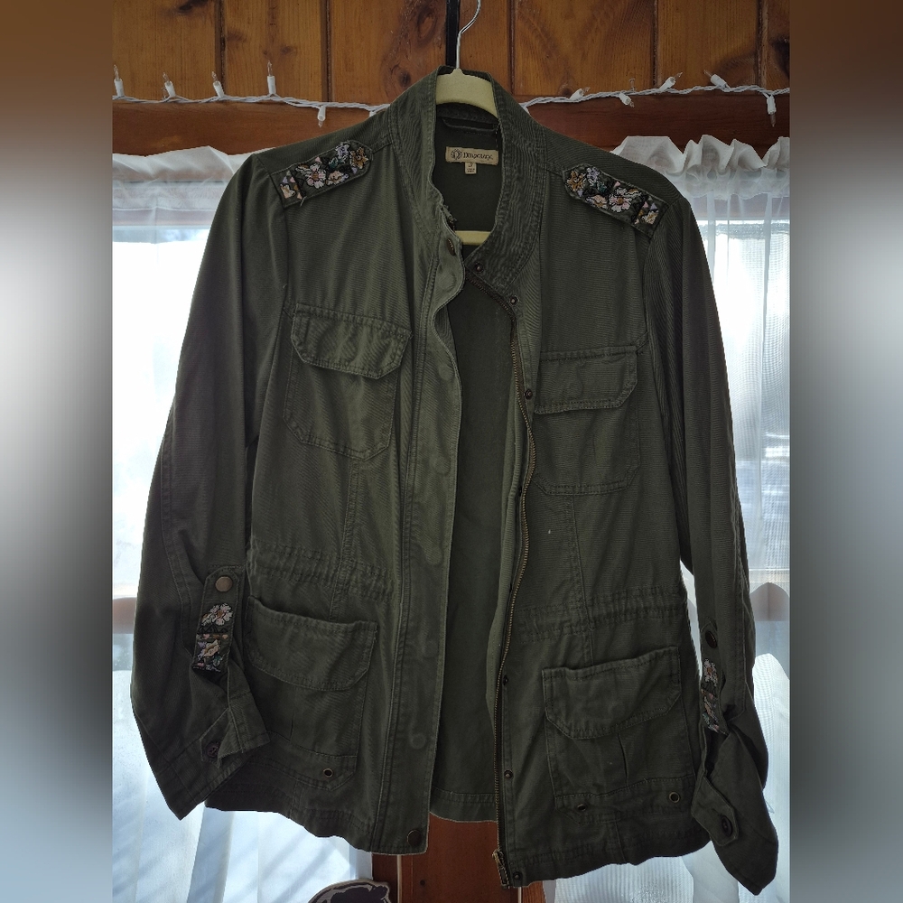 Democracy Army Green Jacket Size Small
